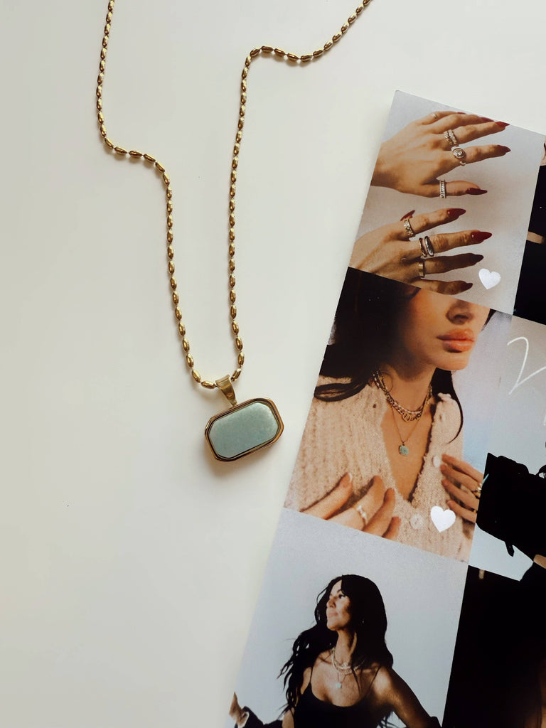 Sage Dream Stone Pendant