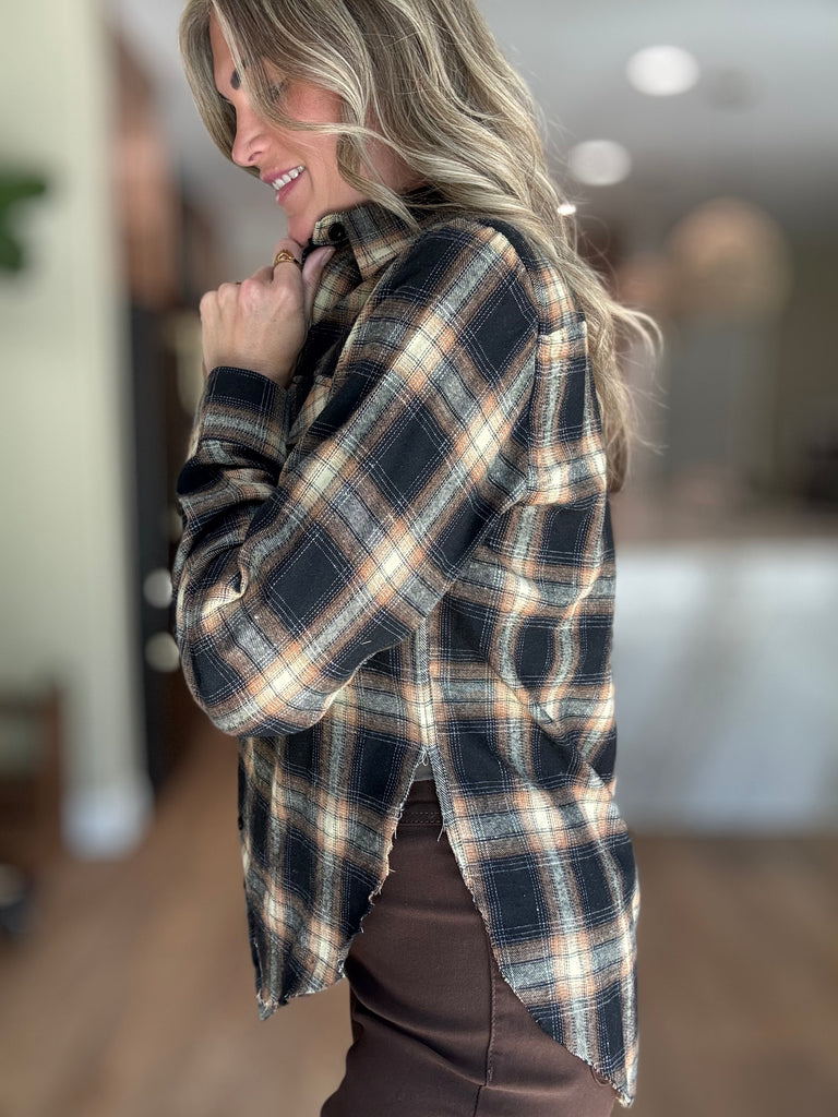 Belmont Side Slit Flannel