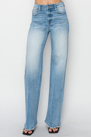 Sierra Risen Straight Leg Jeans