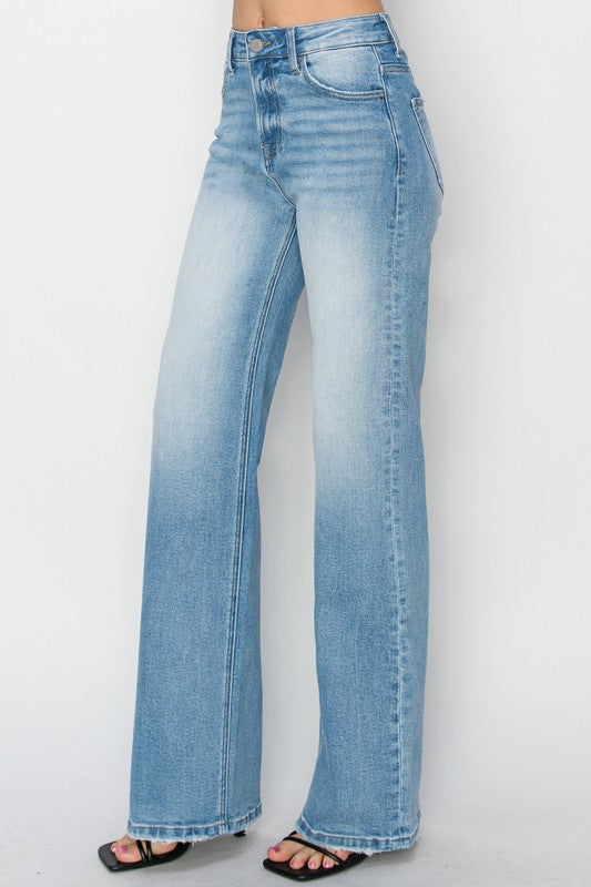 Sierra Risen Straight Leg Jeans