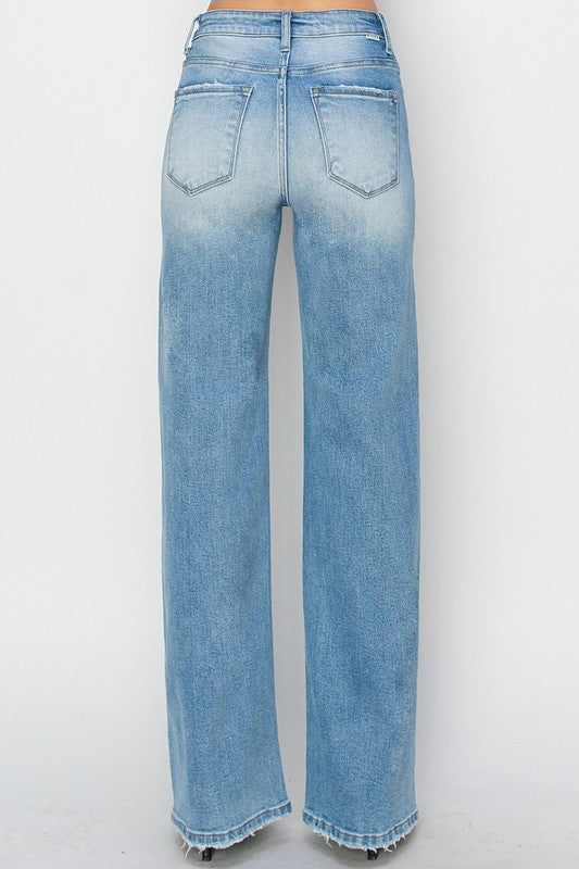 Sierra Risen Straight Leg Jeans