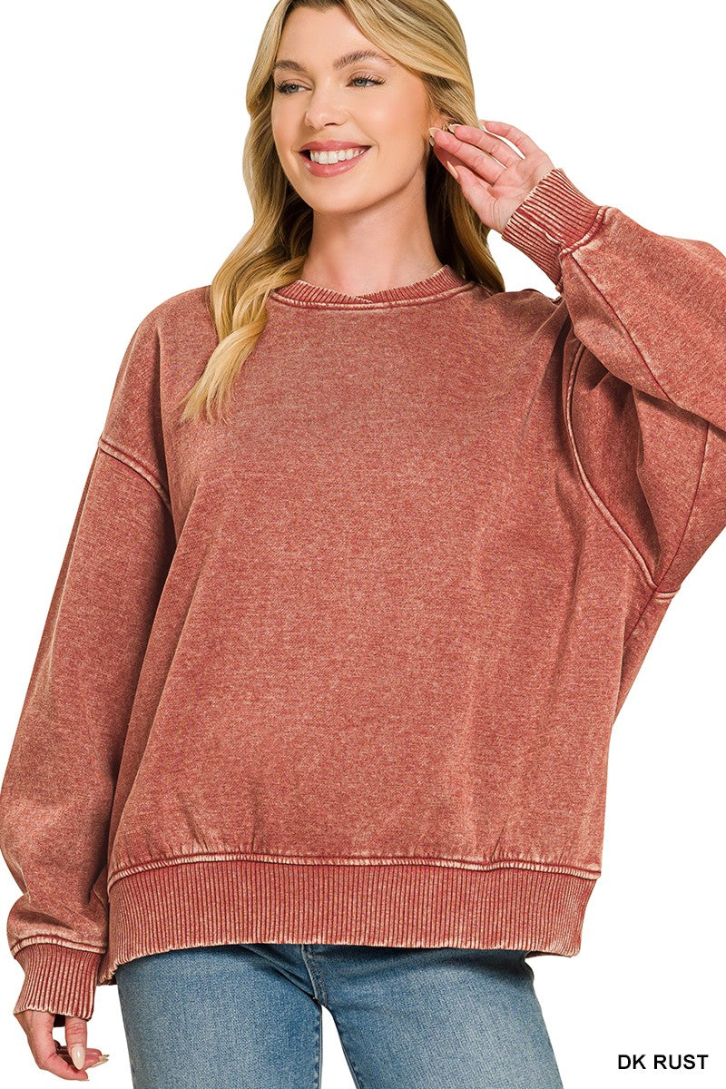 Rust & Relaxed Pullover