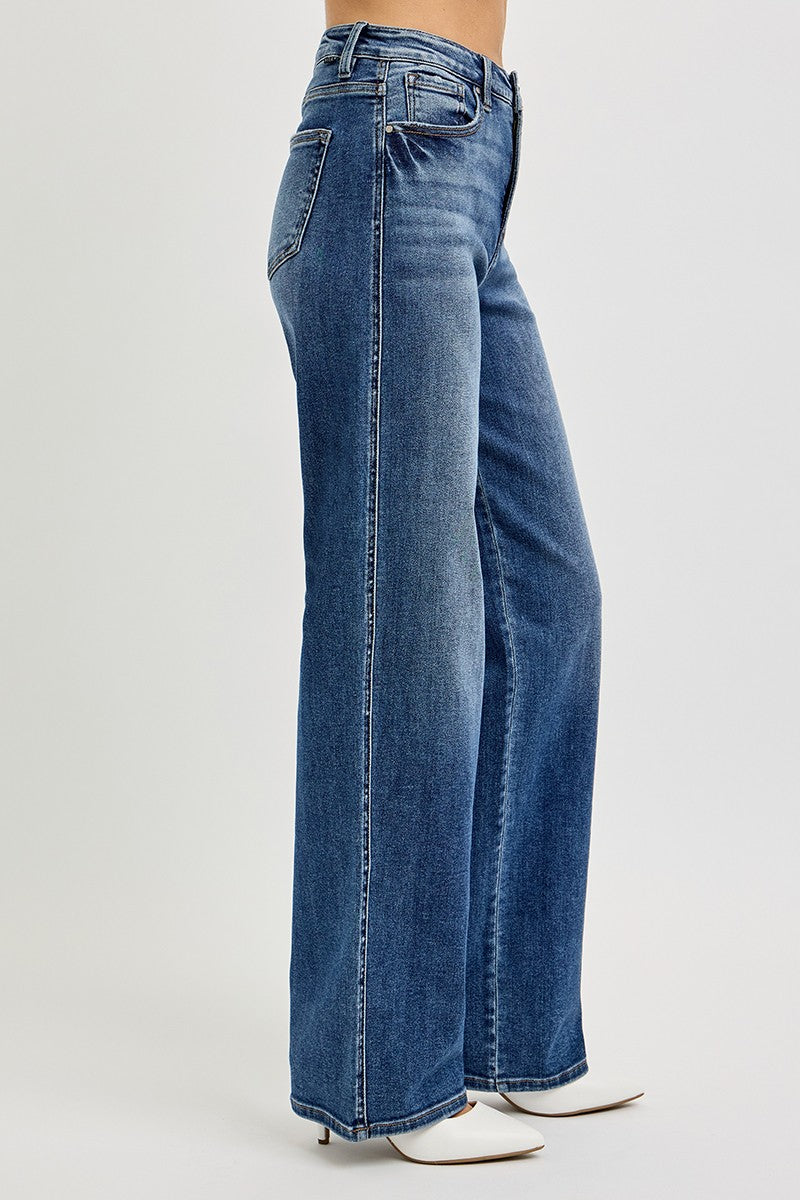 Lainey Wide Baggy Risen Jeans