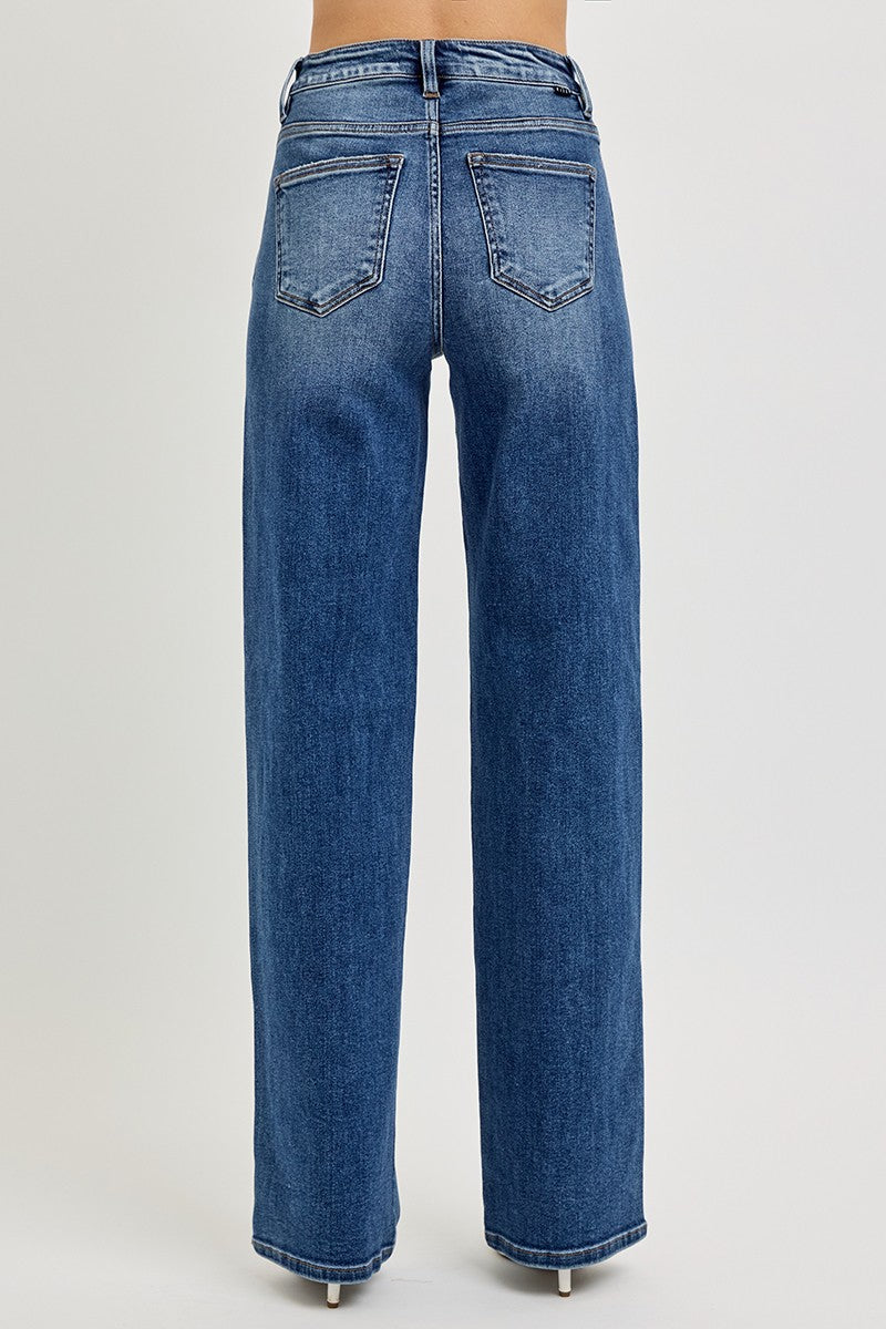 Lainey Wide Baggy Risen Jeans