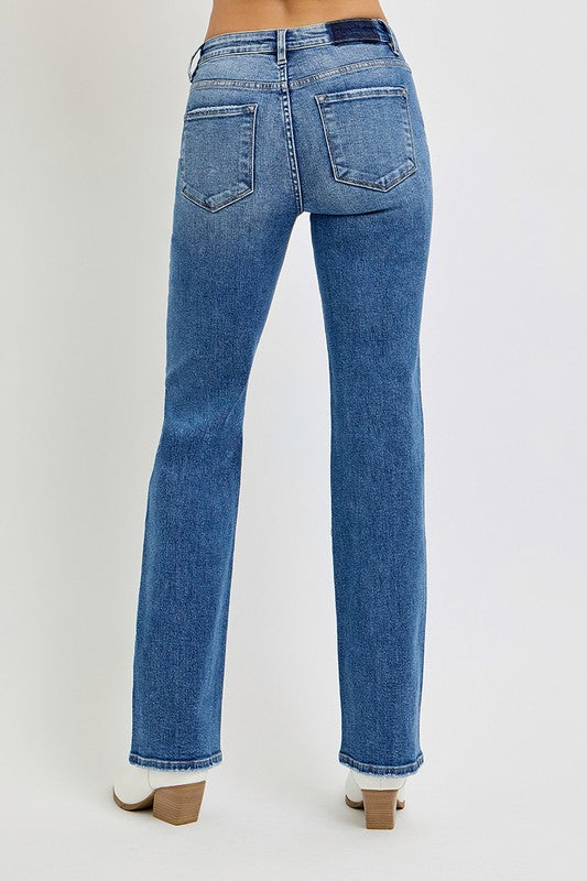 Bluebell Risen Straight Leg Jeans