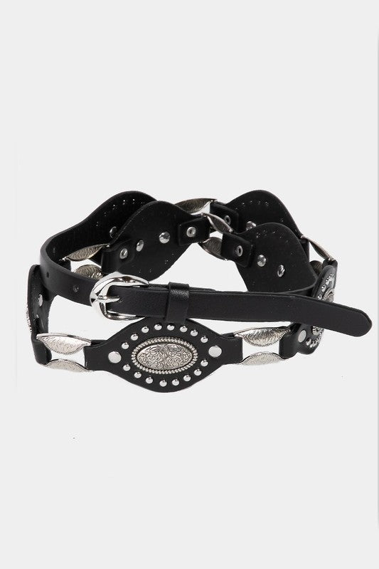 Hippie Hugger Concho Belt