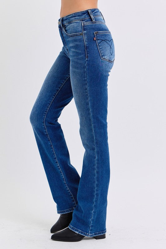Thermal Straight Leg Jeans