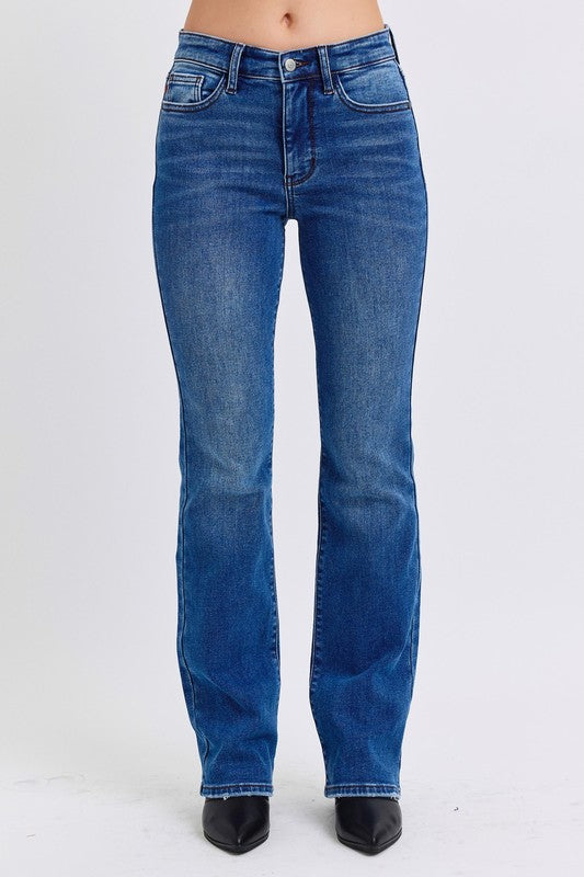Thermal Straight Leg Jeans