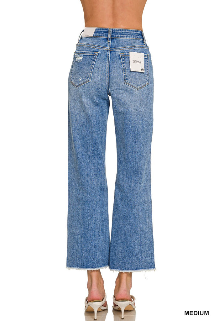 Chloe High Rise Cropped Jeans