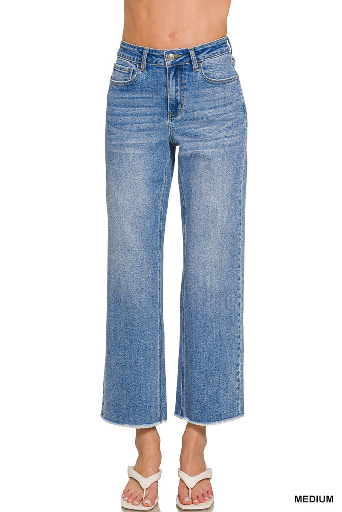 Chloe High Rise Cropped Jeans