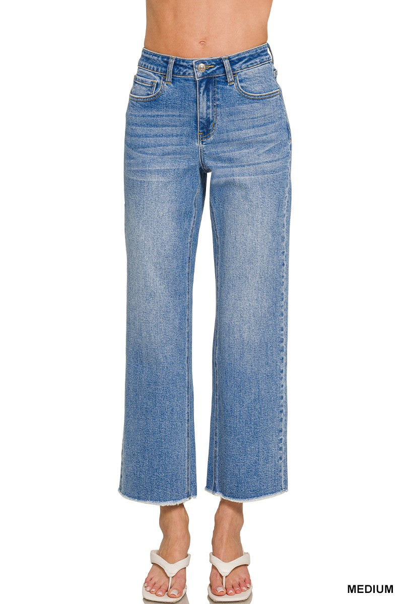 Chloe High Rise Cropped Jeans