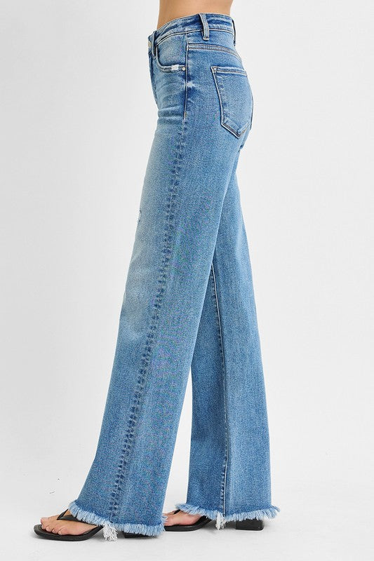 Harper Straight Leg Risen Jeans