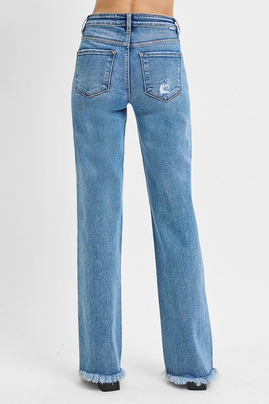 Harper Straight Leg Risen Jeans