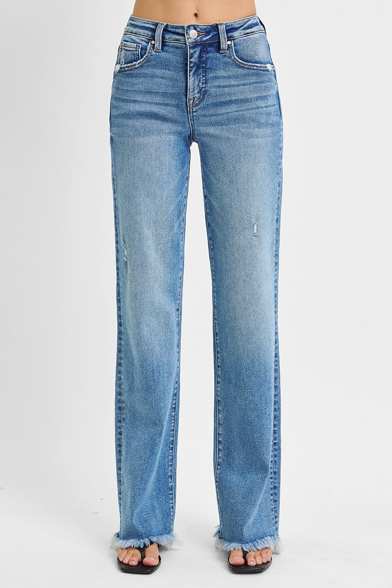 Harper Straight Leg Risen Jeans