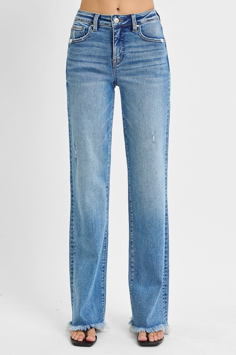 Harper Straight Leg Risen Jeans