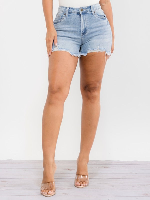 Bleacher Babe Ultra Stretch Denim Shorts
