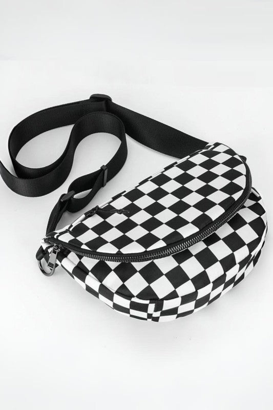 Checker Sling Bag