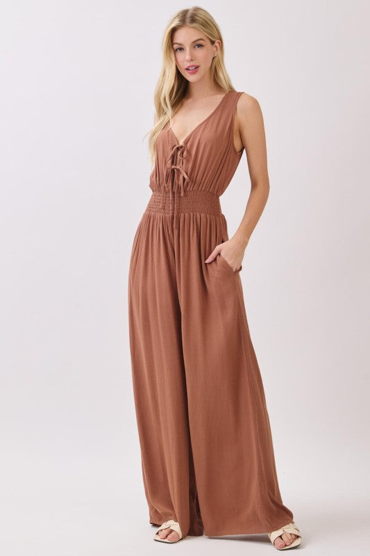Hazel Rust Jumpsuit
