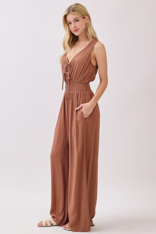 Hazel Rust Jumpsuit