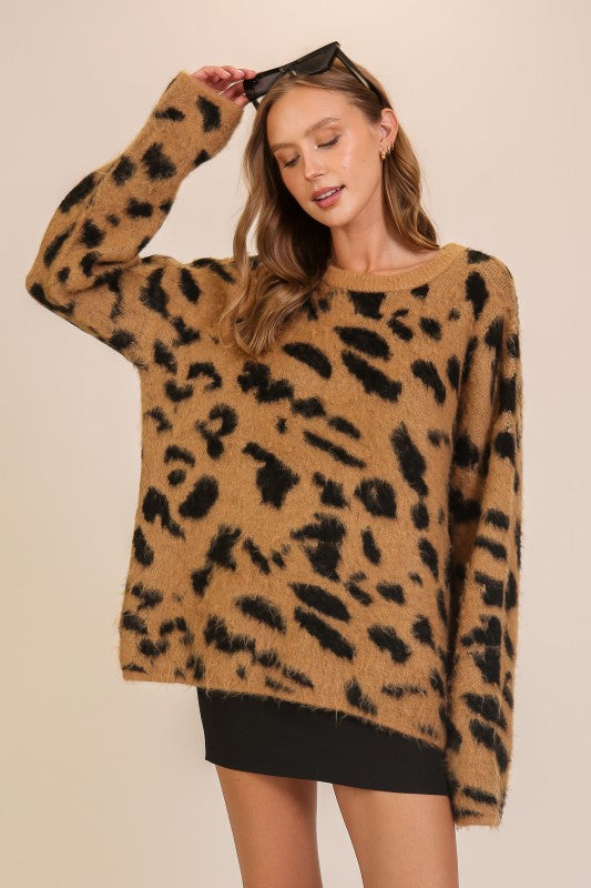 Cheetah Sweater