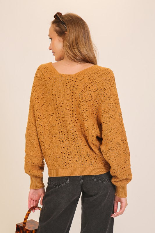 Ginger Crochet Cardigan