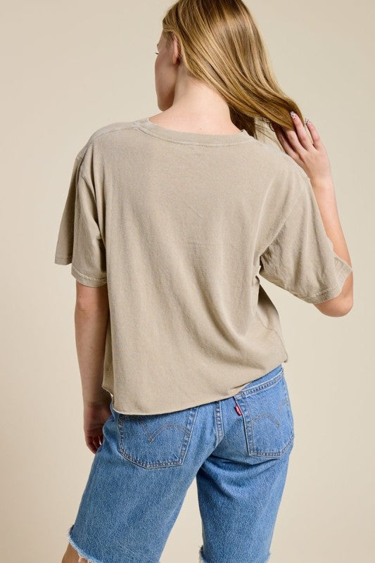 Ride Em Cowboy Crop Tee