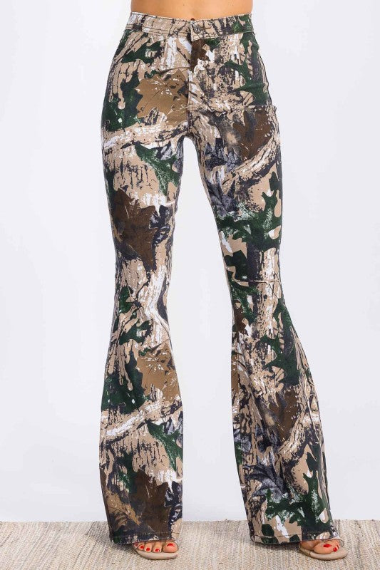 Outta Sight Camo Flare Pants