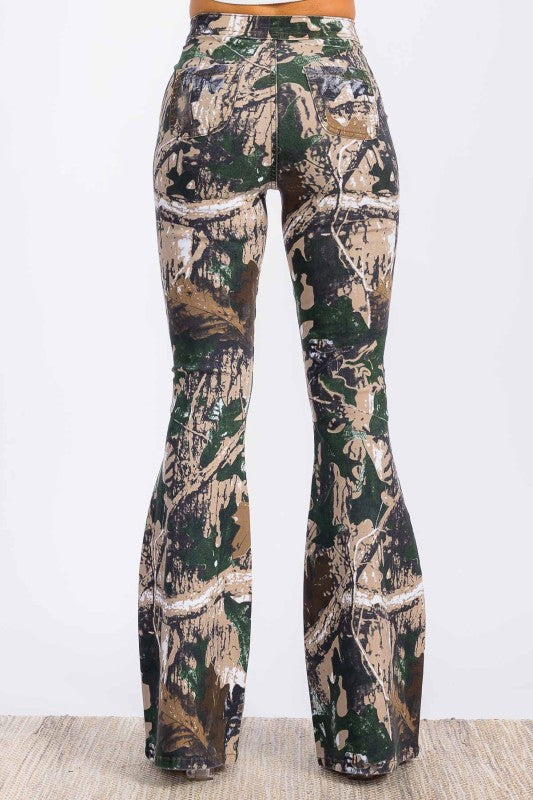 Outta Sight Camo Flare Pants