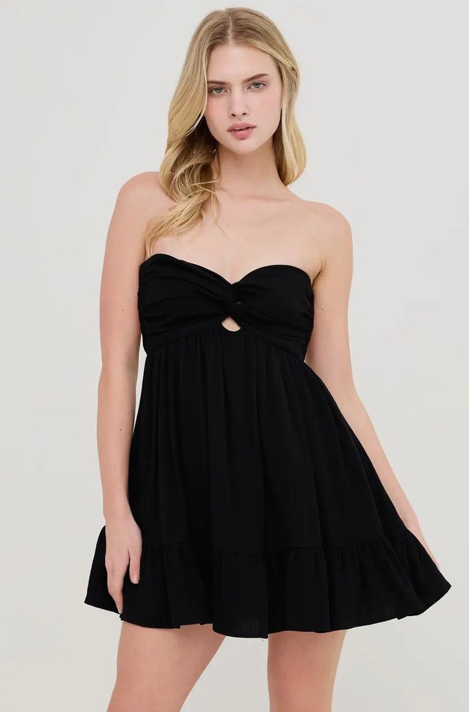 Milani Black Strapless Dress