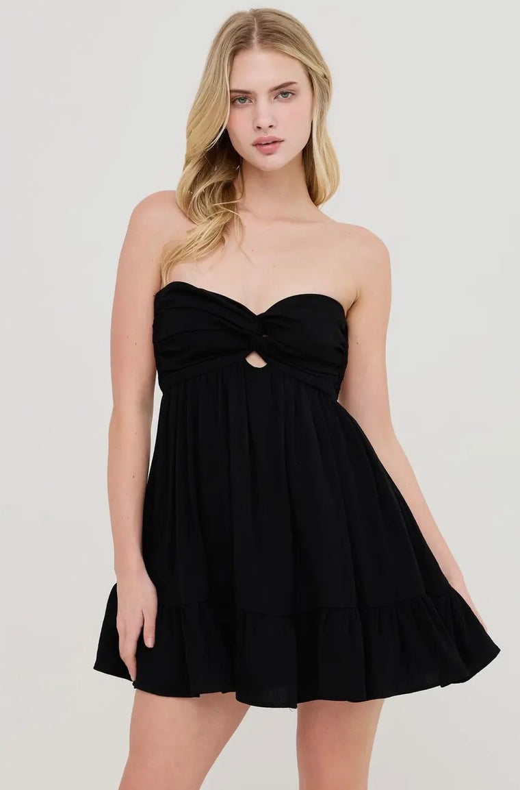 Milani Black Strapless Dress