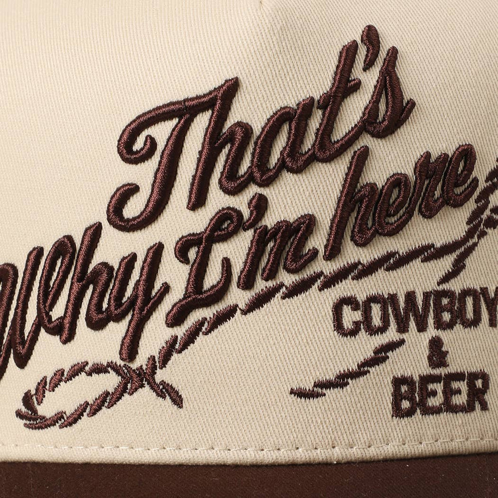 Cowboys & Beer Two Tone Hat