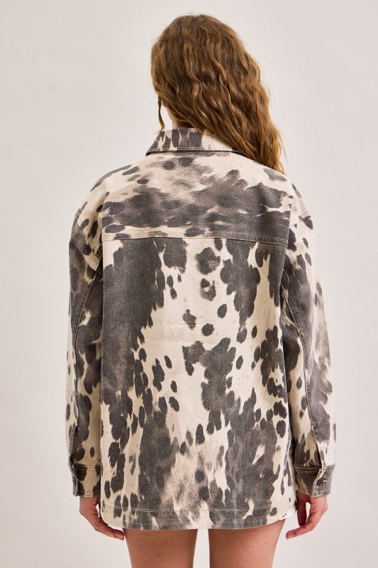 Cow Print Jacket