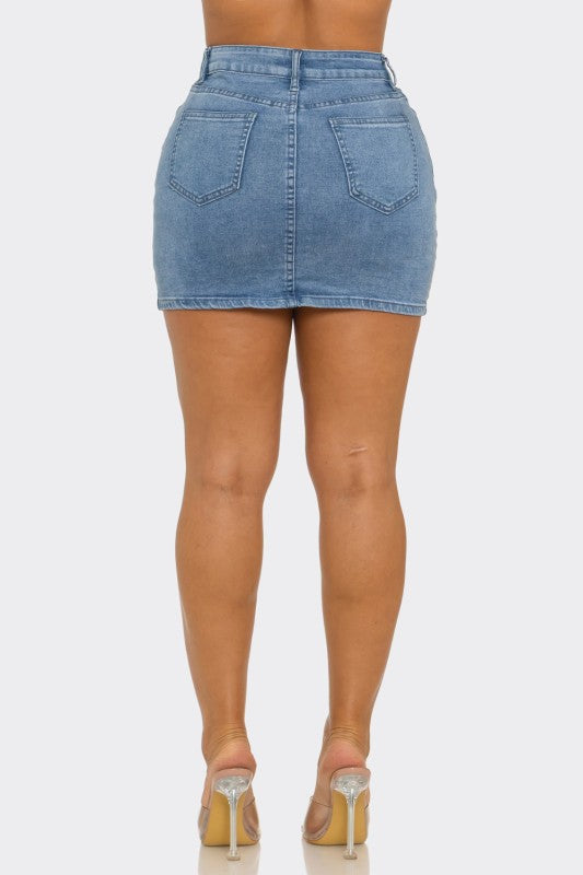Betty Denim Mini Skirt