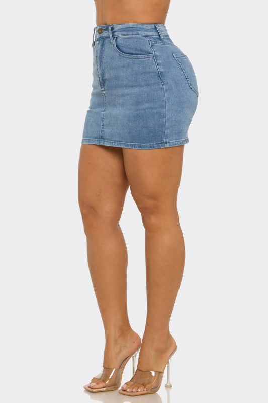 Betty Denim Mini Skirt