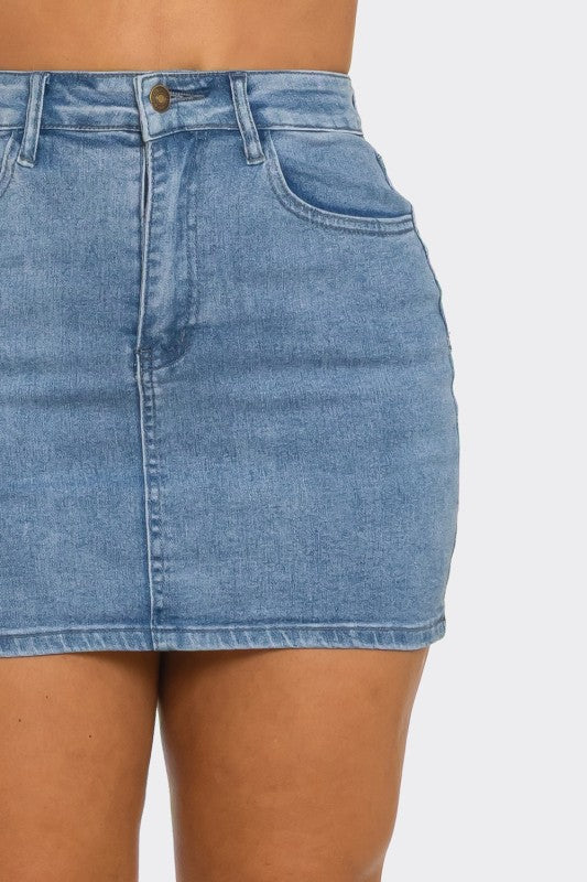Betty Denim Mini Skirt