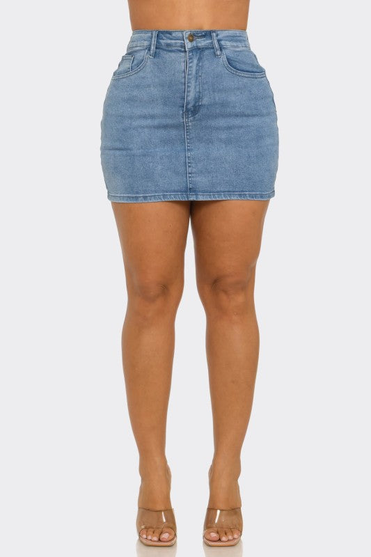 Betty Denim Mini Skirt