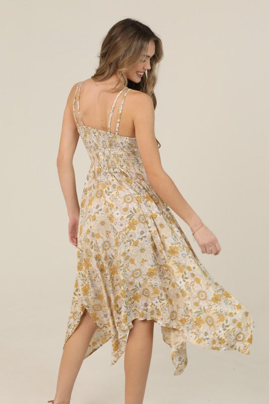 Sunny Daze Floral Midi Dress