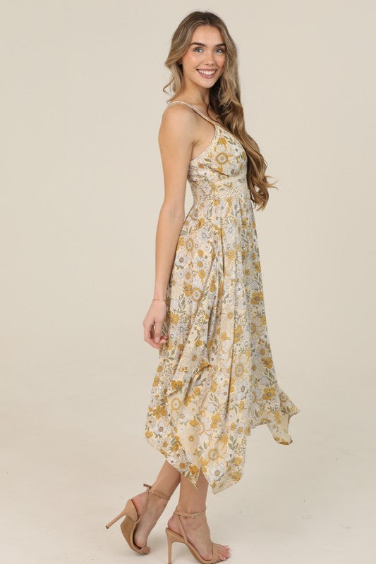 Sunny Daze Floral Midi Dress