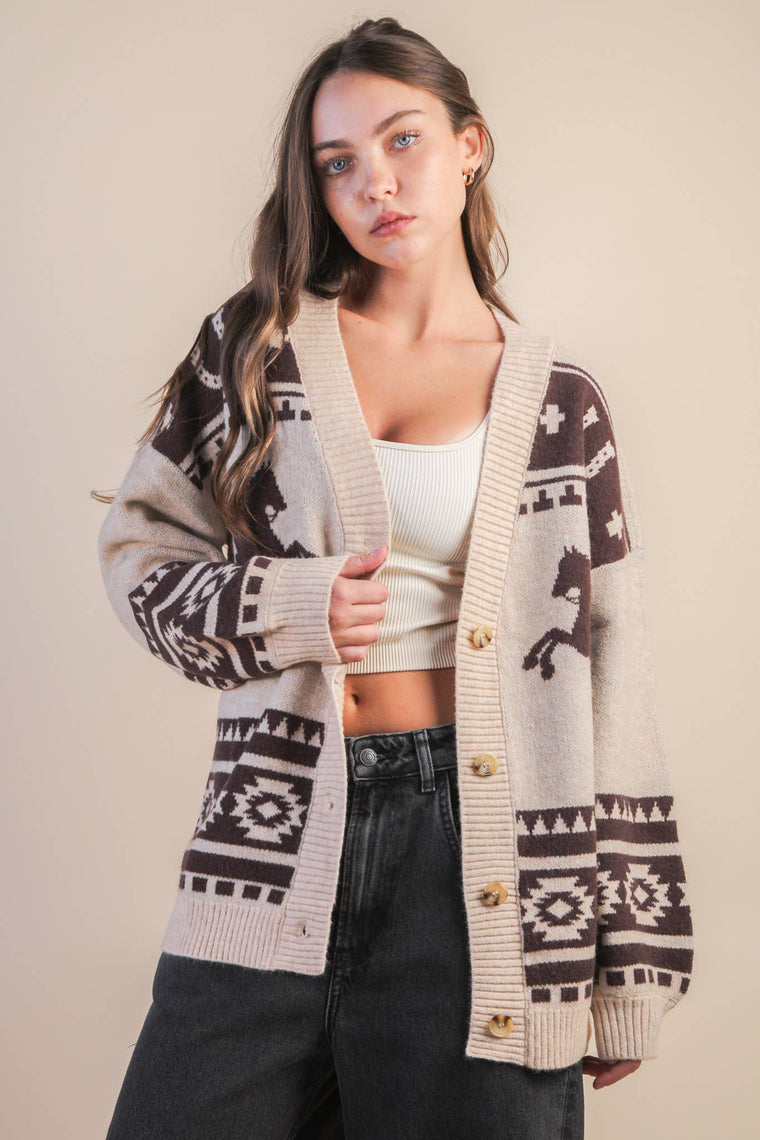 Sonora Knit Cardigan Sweater