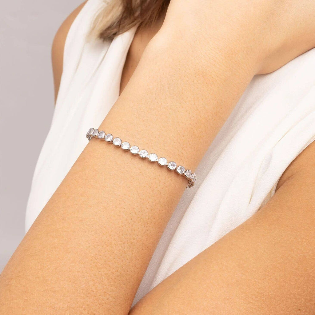 Round Diamond Tennis Bracelet