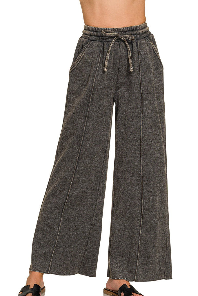 Cozy Campfire Charcoal Sweatpants