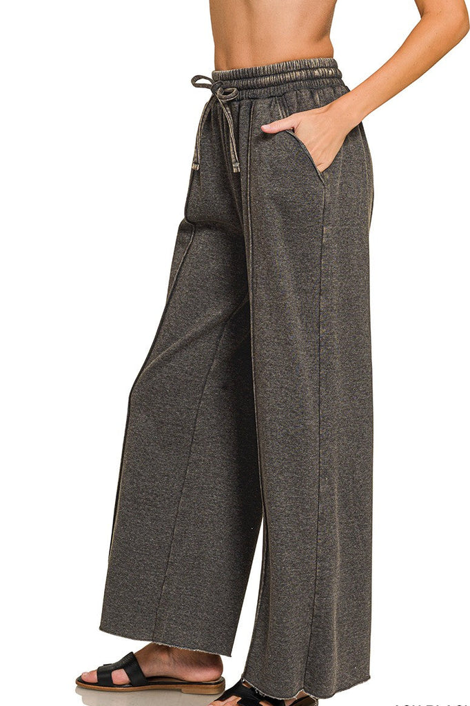 Cozy Campfire Charcoal Sweatpants