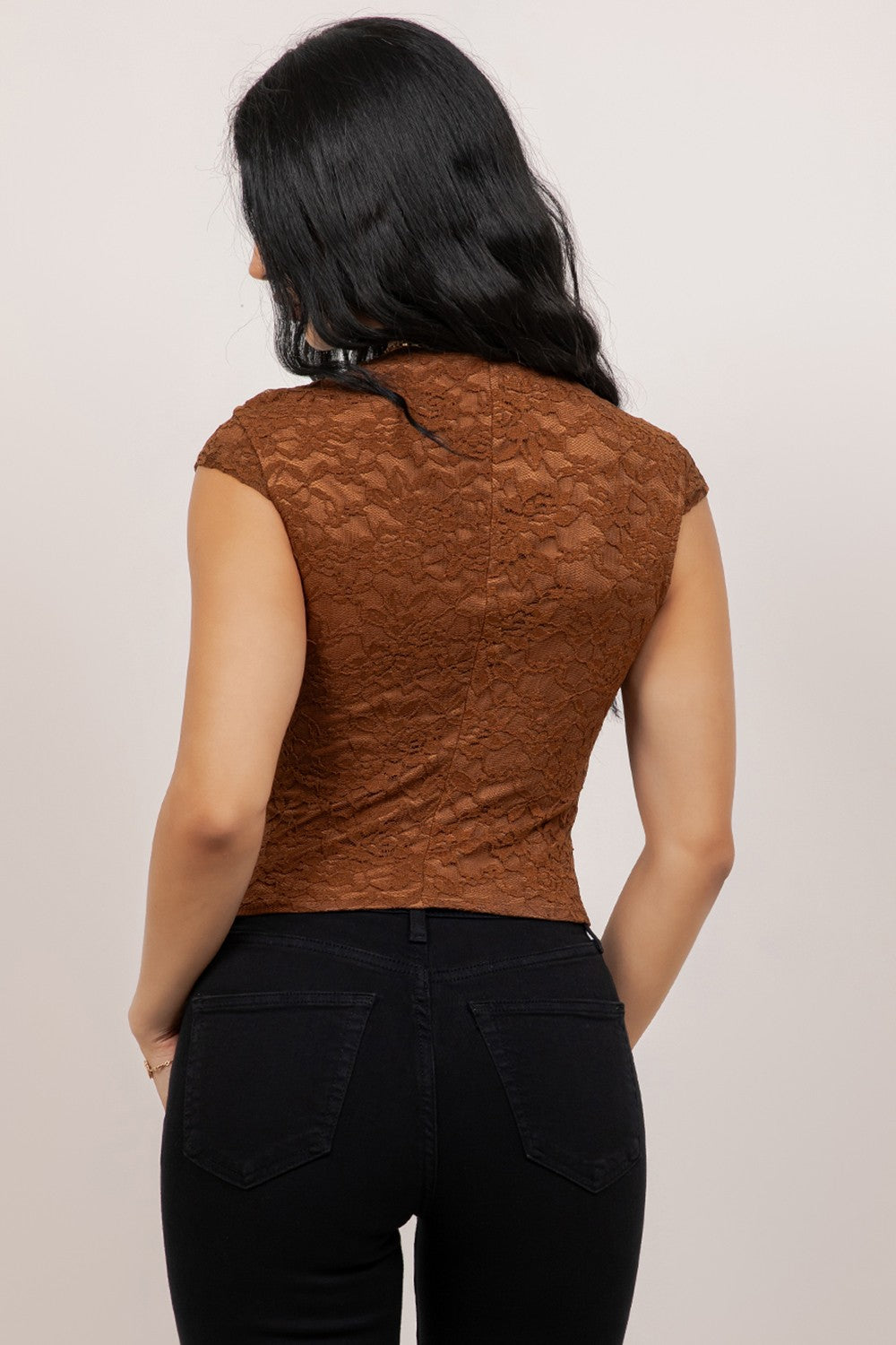 Amber Lace Top