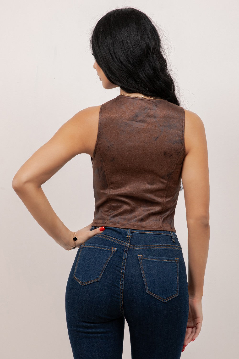 Espresso Halter Top