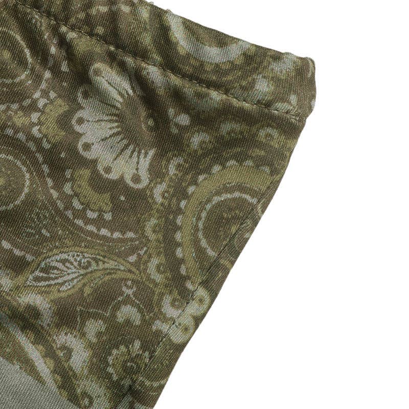 Mossy Bandeau Handkerchief Top