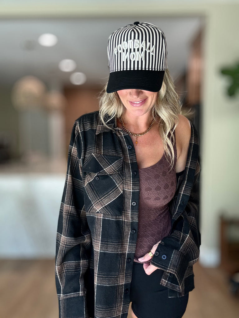 Beau Side Slit Flannel