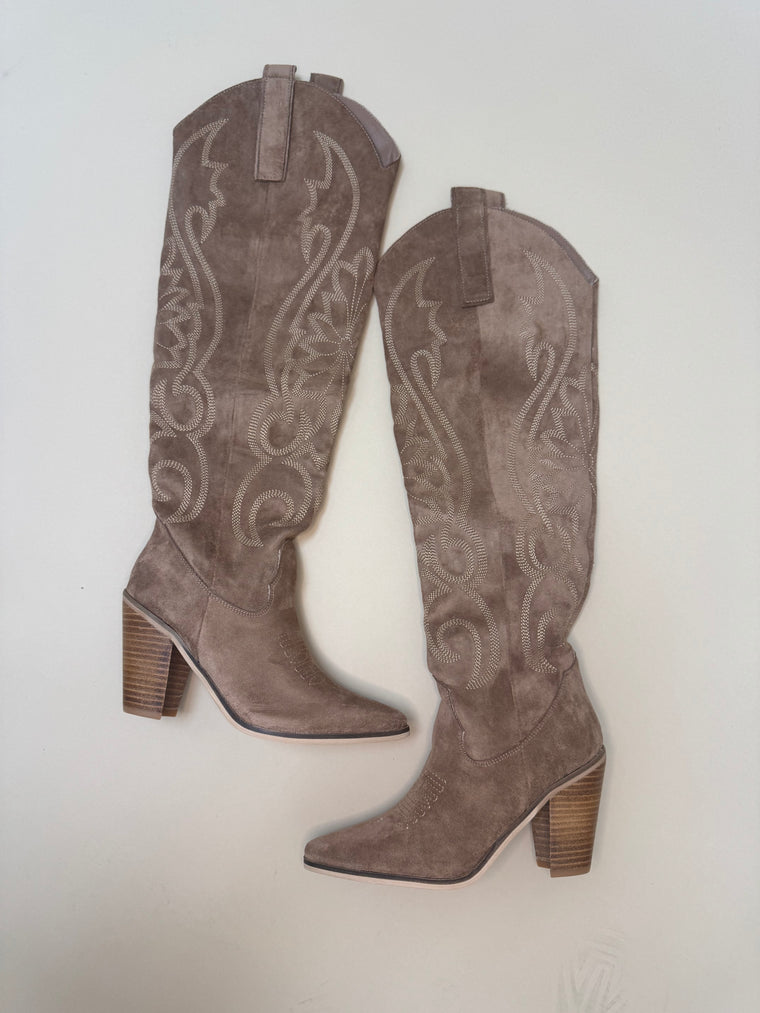Madison Ultra High Toffee Cowboy Boot