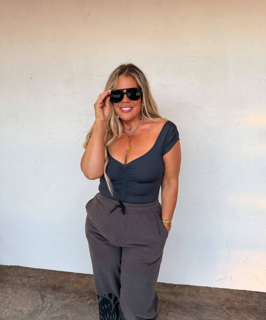 Out & About Cap Sleeve Top