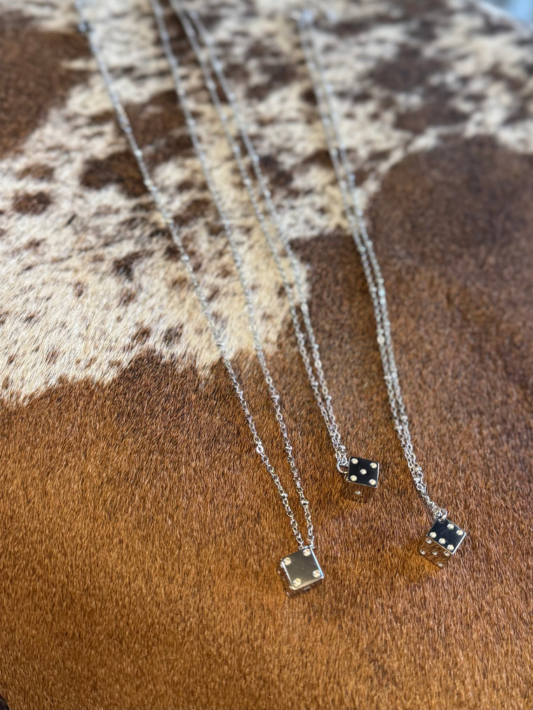 Roll The Dice Charm Necklace