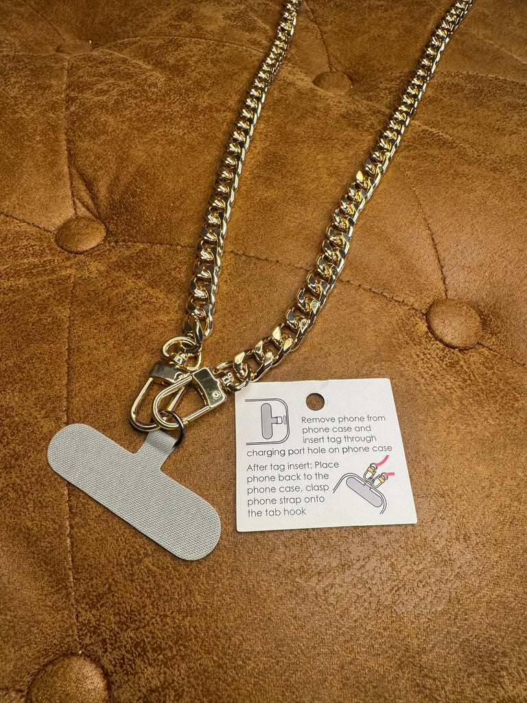 Gold Phone Chain